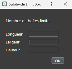 Division boîte de limite