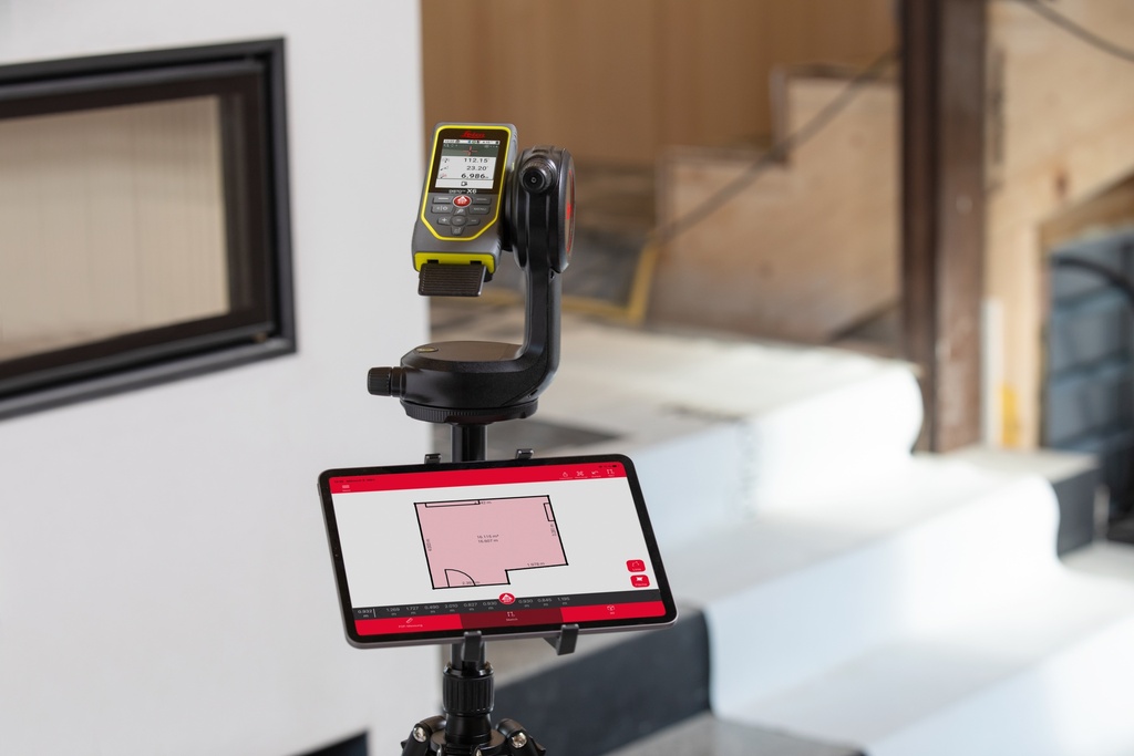 Leica DISTO X6- application avec Ipad