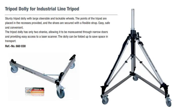 Tripod Dolly for Industrial Line Tripod