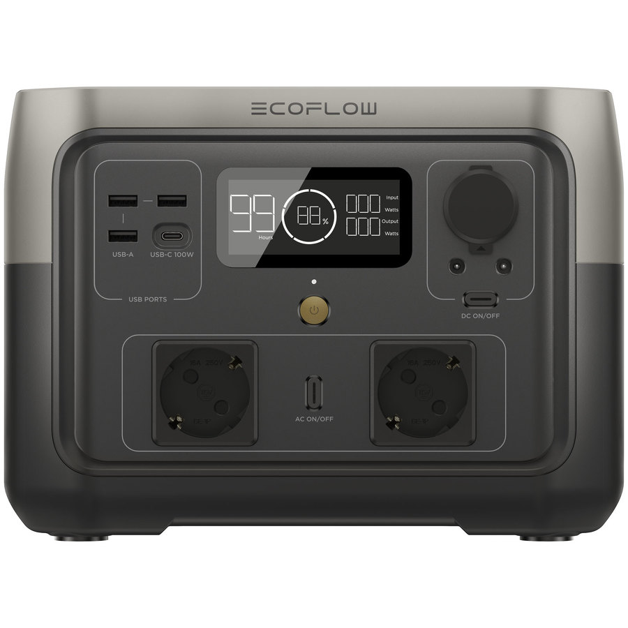 STATION ÉLECTRIQUE PORTABLE ECOFLOW RIVER 2 MAX | 512 WH