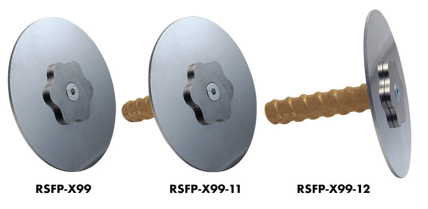 Fixpoint with RSFP-X90 and Dw 15 threaded rod with 80 mm