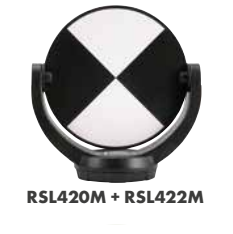 [RSL420M] Laser Scanner Target with swivel and tilt funktion, magnetic, Offset "0"